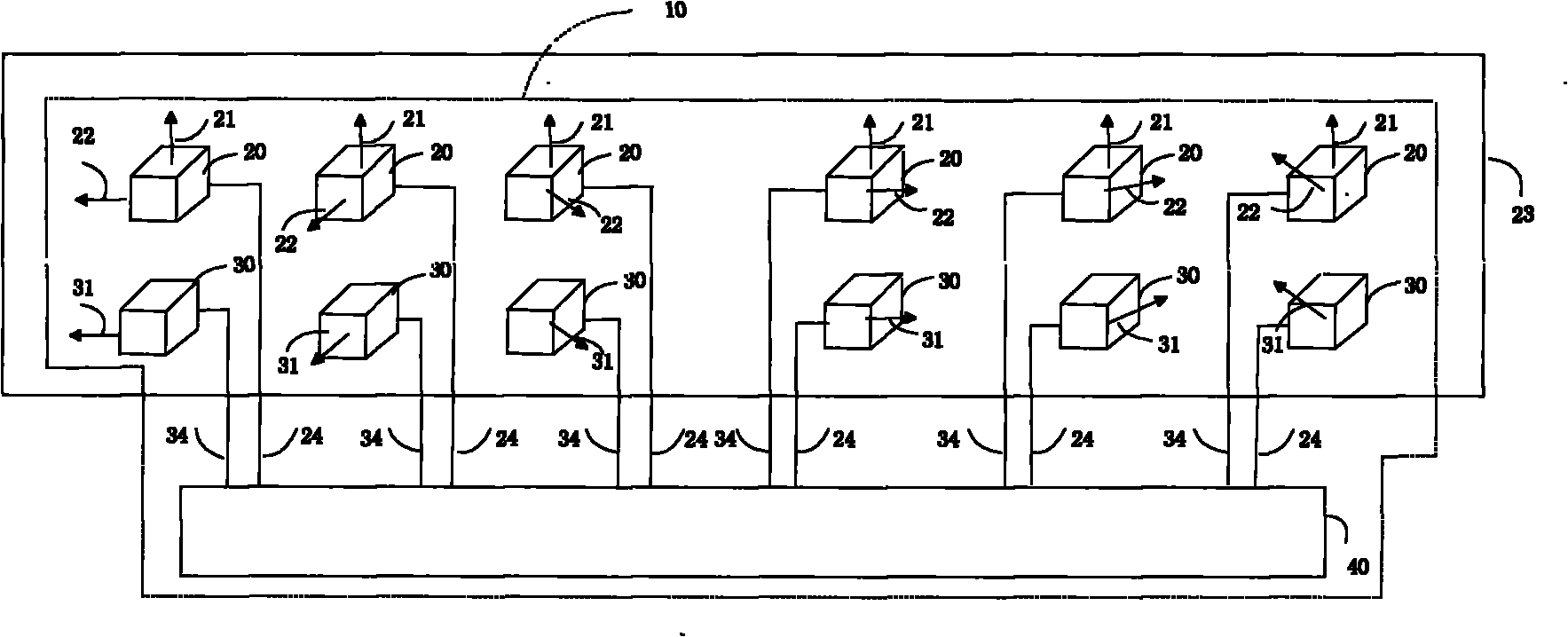 Measuring device adopting solid-state vibration angular rate sensor group to realize north-seeking underground