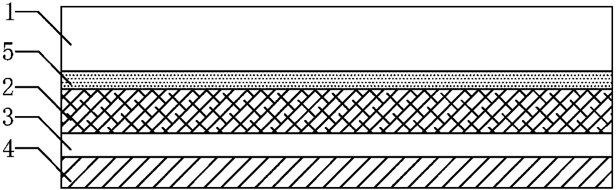 Adhesive film back plate integrated material and preparation process thereof