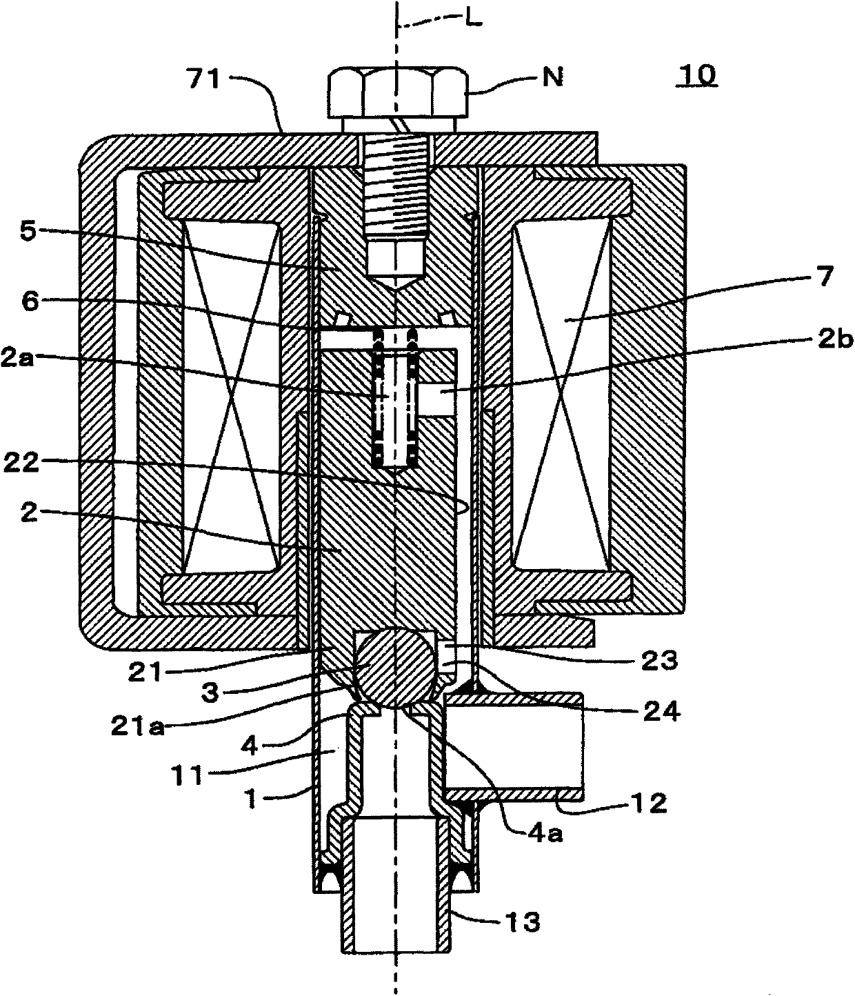 Electromagnetic valve