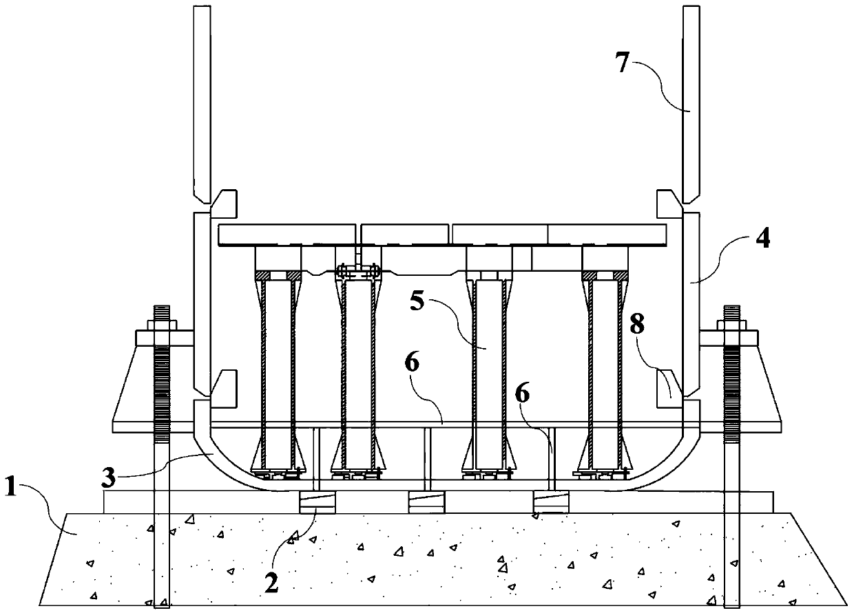 Staggered mounting method of lower furnace shell and in-furnace equipment of air heating furnace