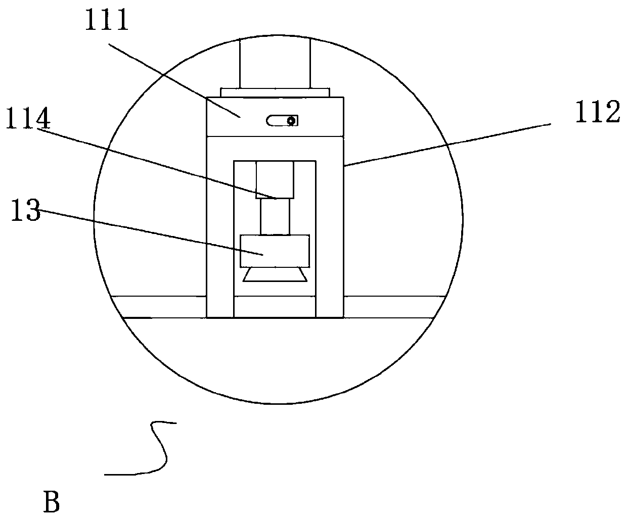 Paperboard film laminating device for paperboard processing