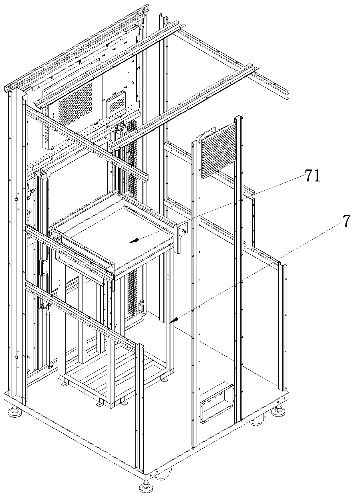 Garbage collection and sorting machine