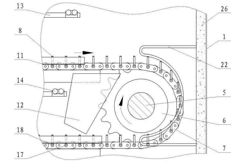 Infrared corncob drying machine of limiting sleeve