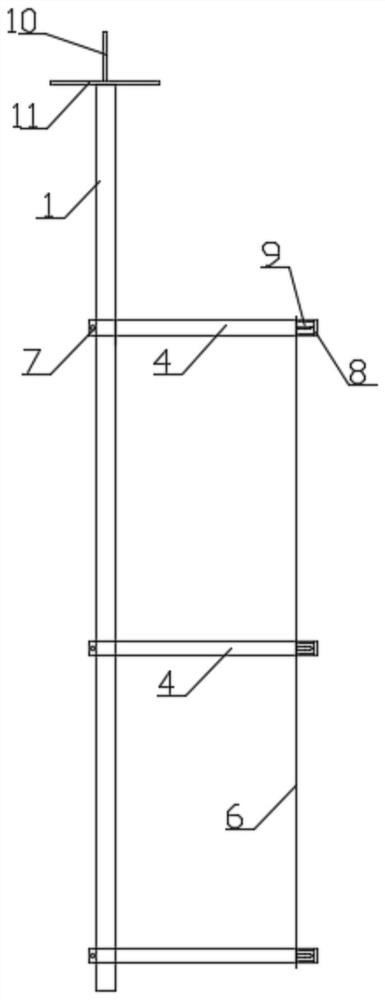 Netting hydrodynamic test device and method