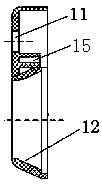 Optical-power-off combination left handle sleeve for electric bicycles