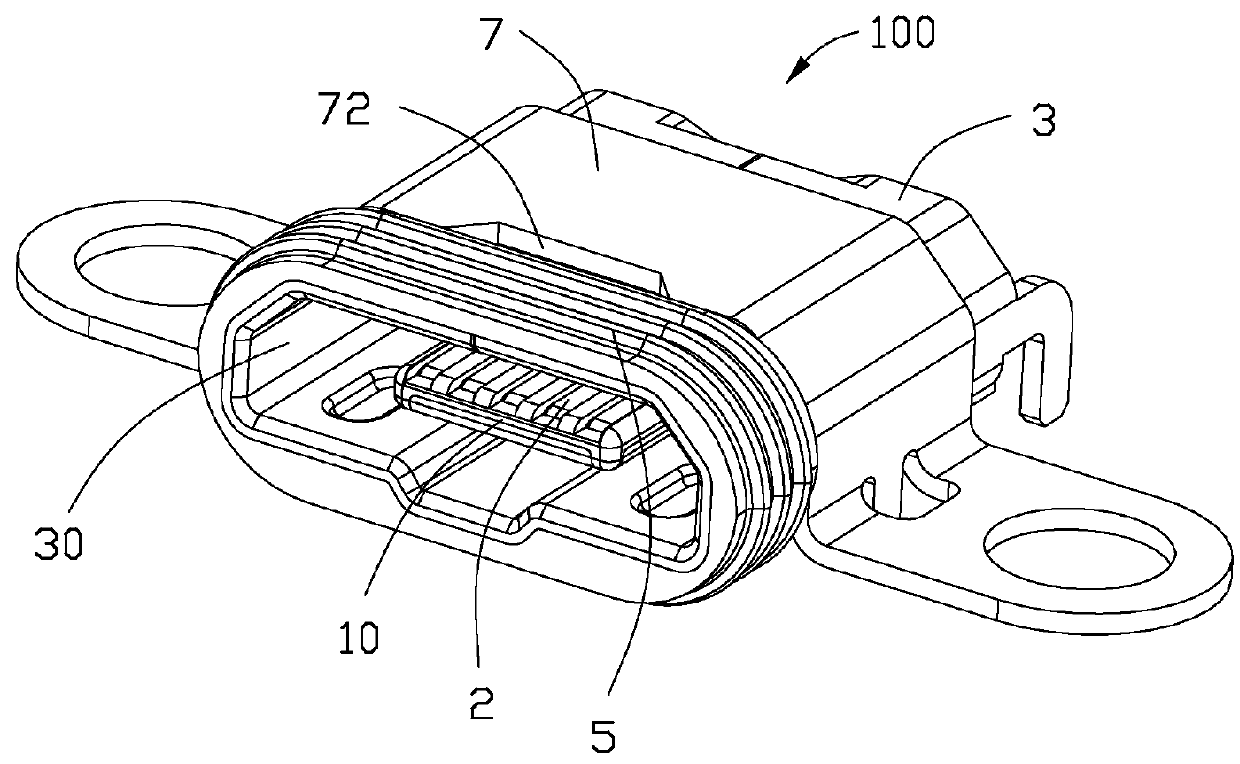 Electrical connector having waterproof function