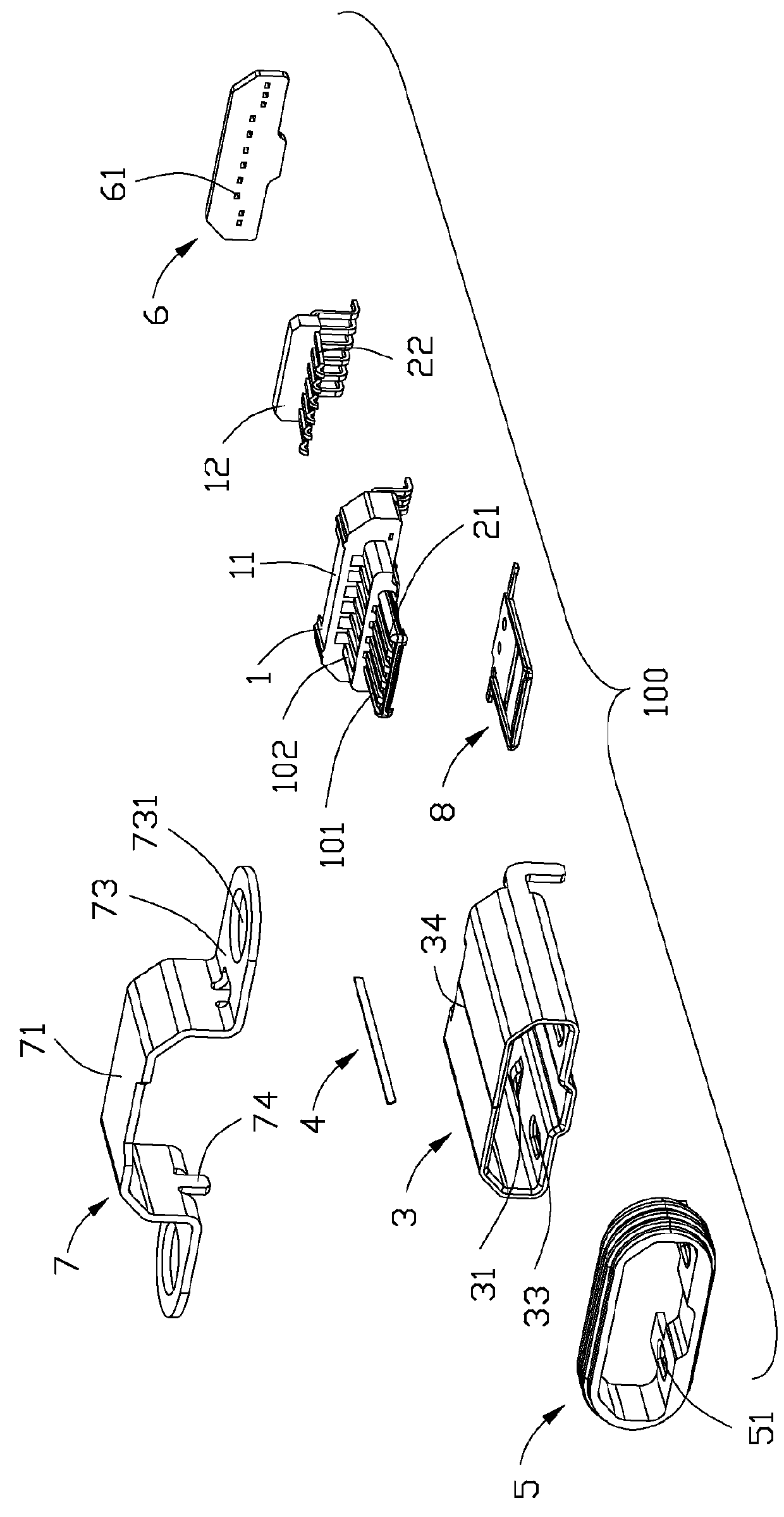 Electrical connector having waterproof function