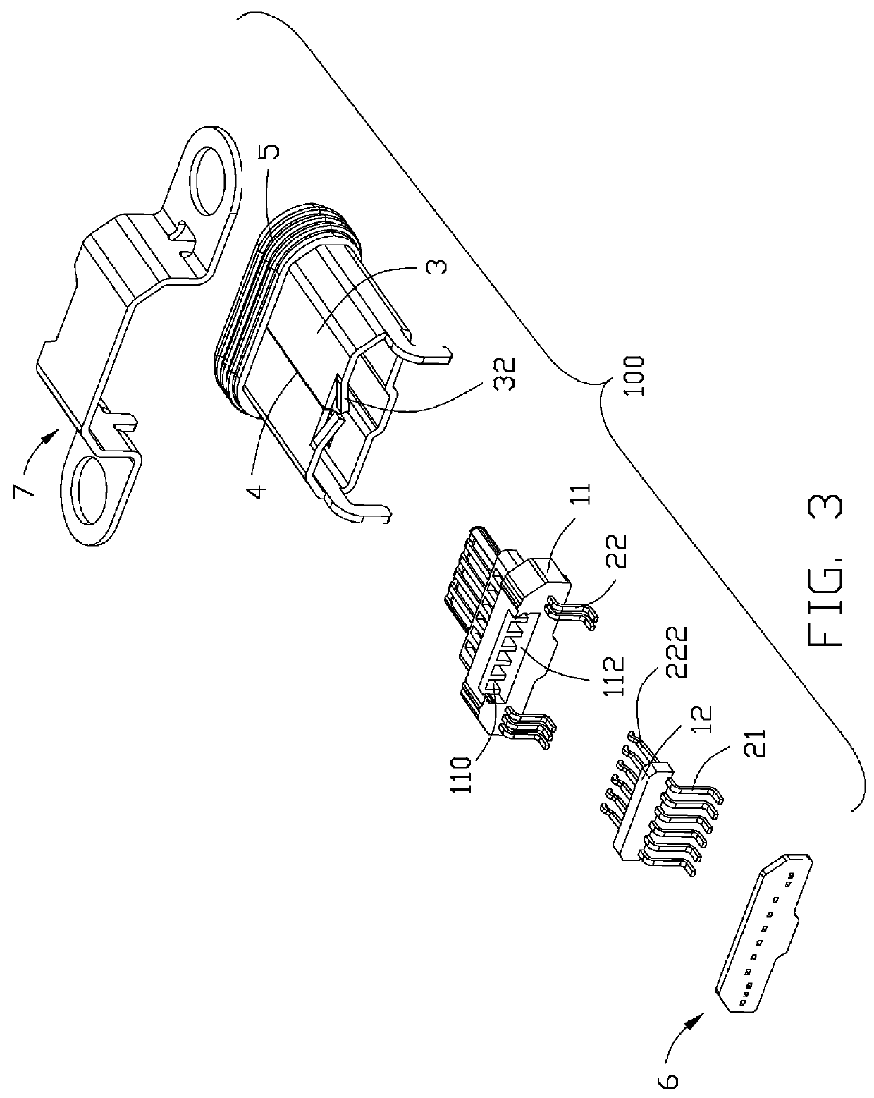 Electrical connector having waterproof function