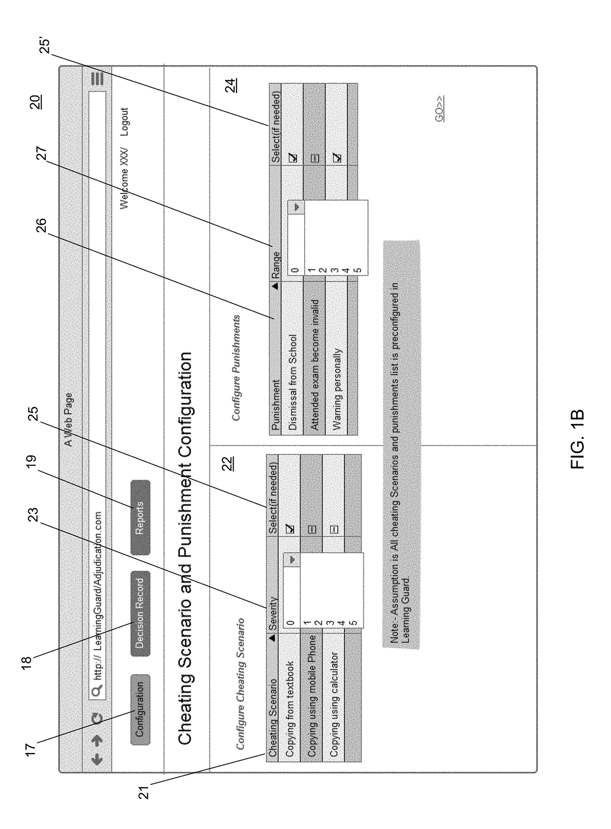 Cheating and fraud prevention method and system