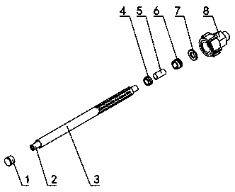 Water heater water pipe assembling device flexible in feeding