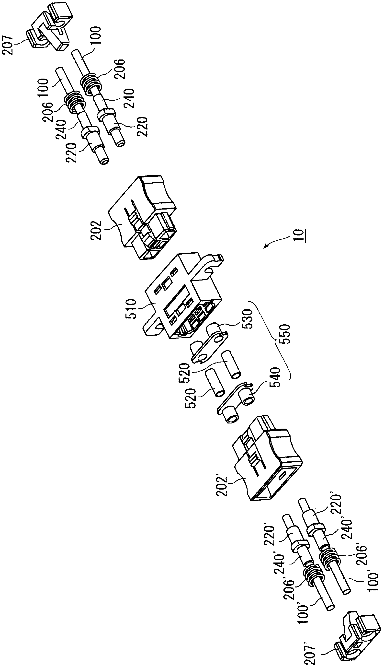 Optical connector apparatus