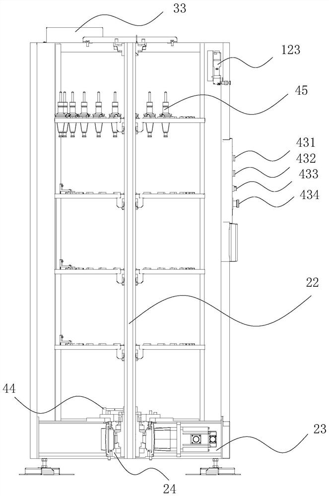 Control method and system for rotary tool magazine