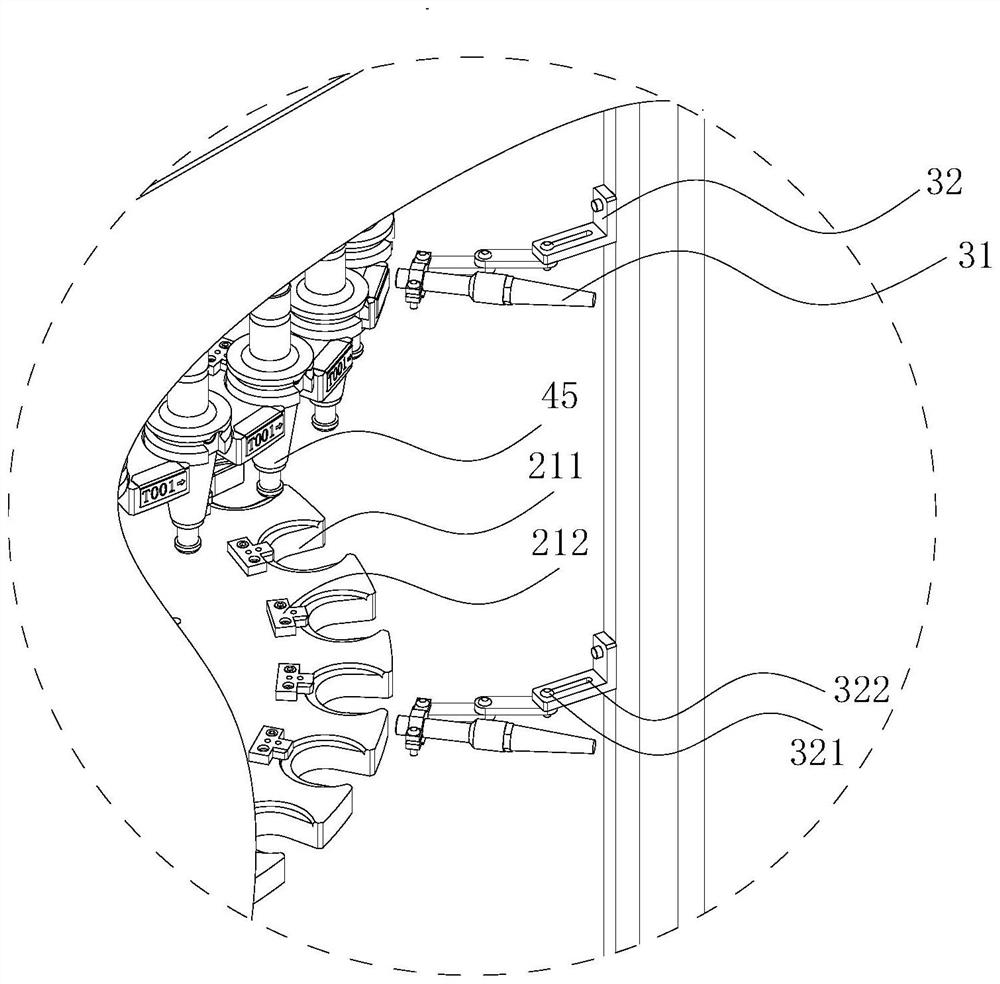 Control method and system for rotary tool magazine