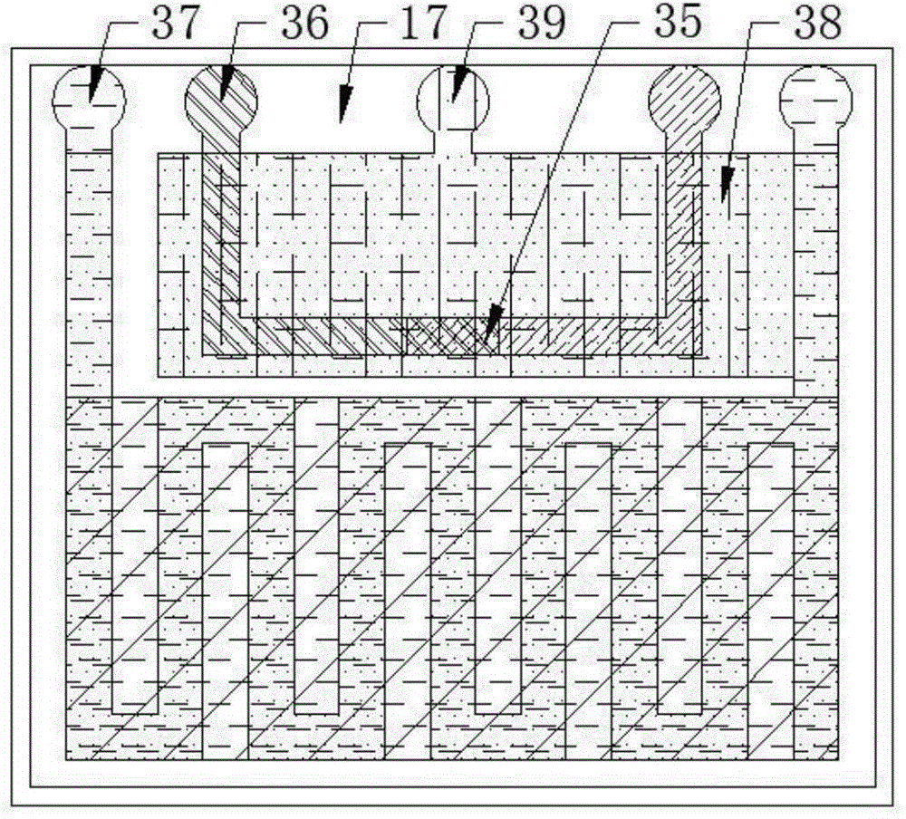 Fuel cell internal temperature-humidity-current density distribution measurement male tab