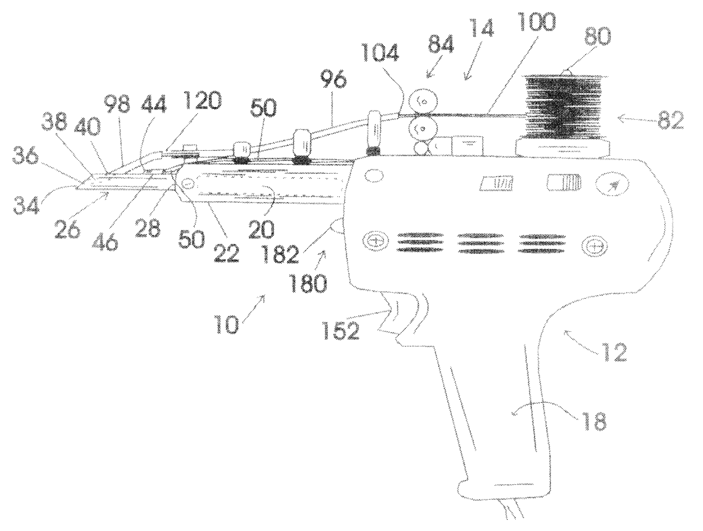 Self-feeding soldering device