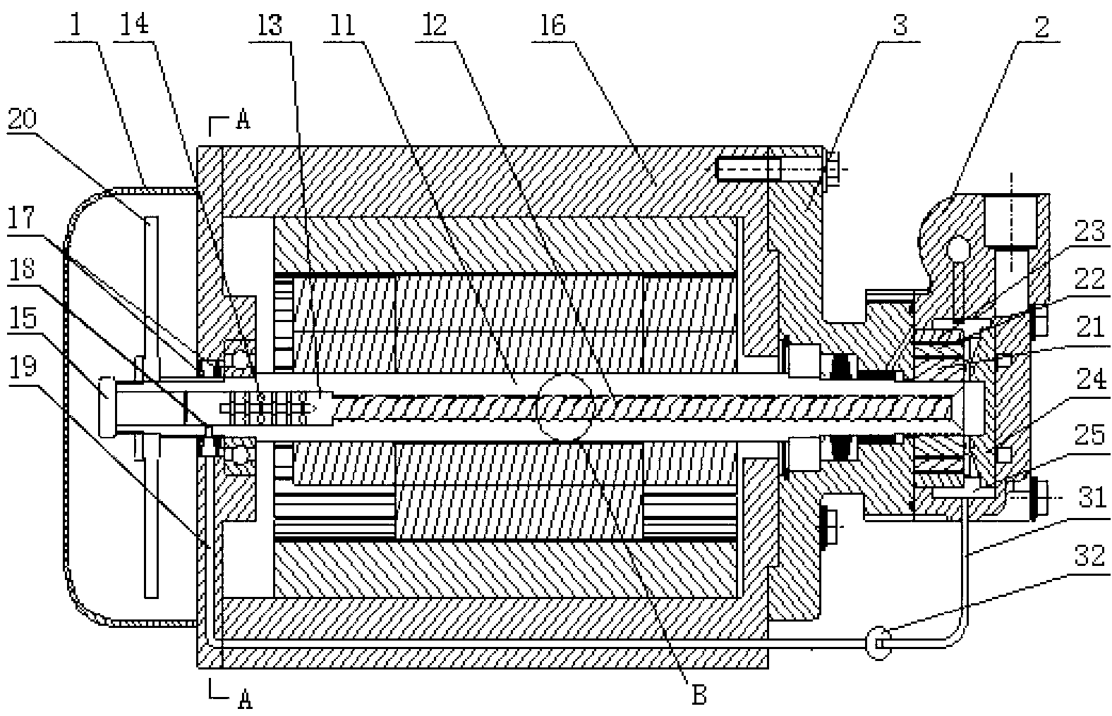 Electric power steering pump for electric automobile