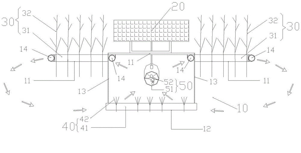 Floating type ecological water purification plant