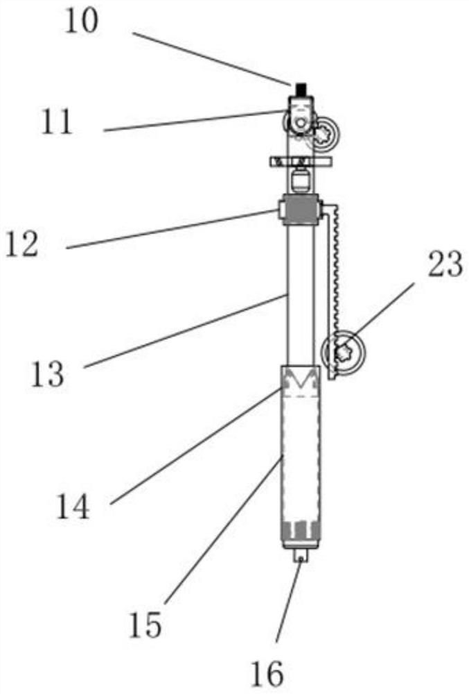 Automatic driving drive-by-wire telescopic mechanical redundancy type steering column