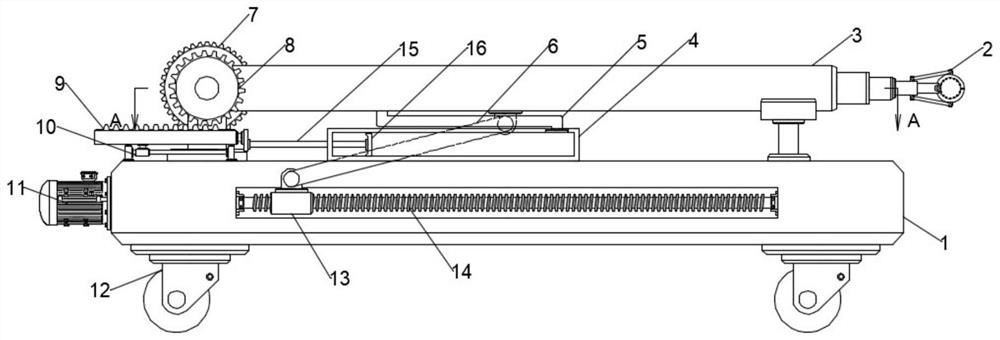 Cable stringing device for power line repair