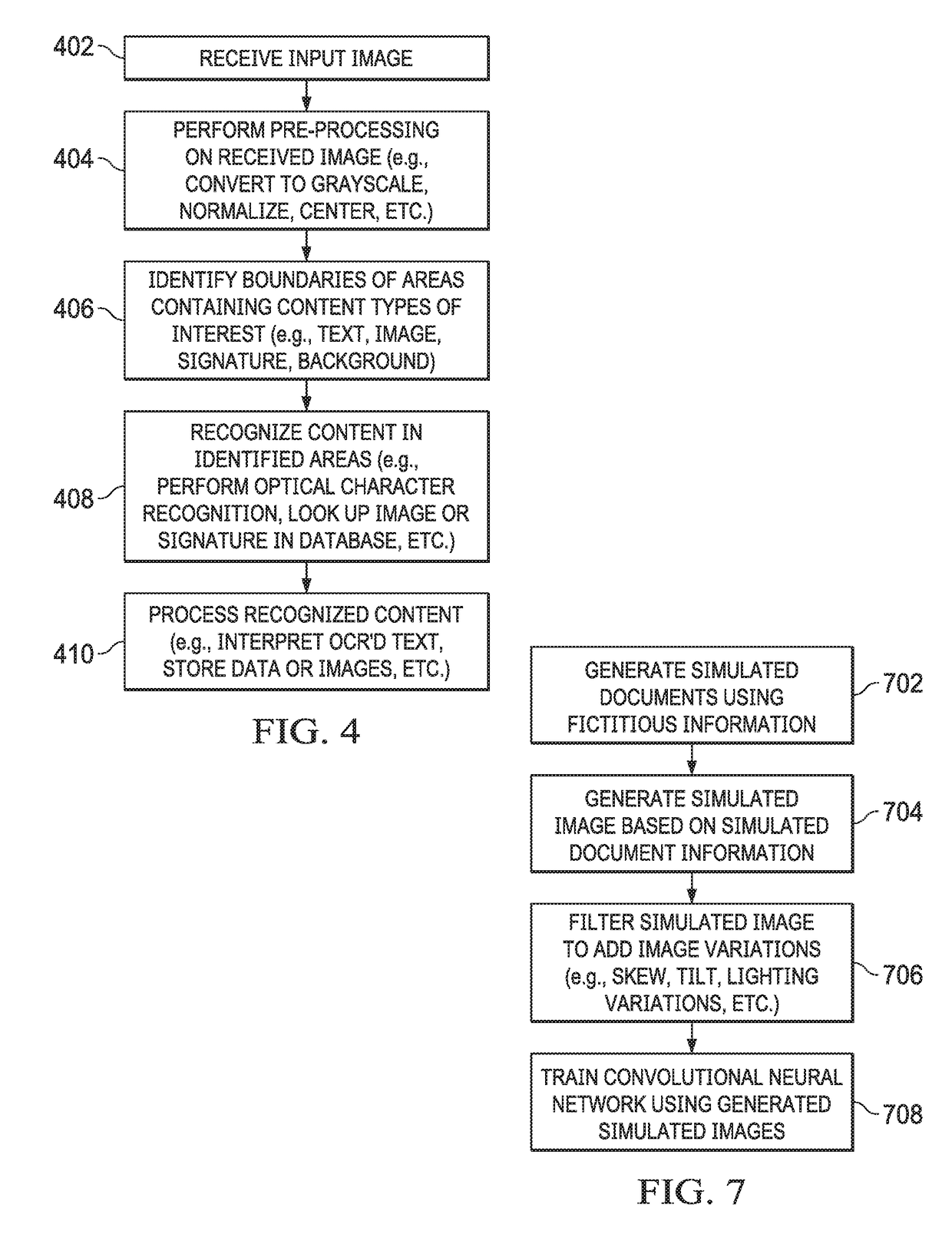 Systems and methods for image based content capture and extraction utilizing deep learning neural network and bounding box detection training techniques