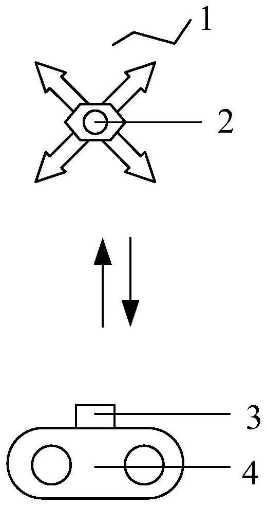 Method and device for controlling drone based on VR glasses