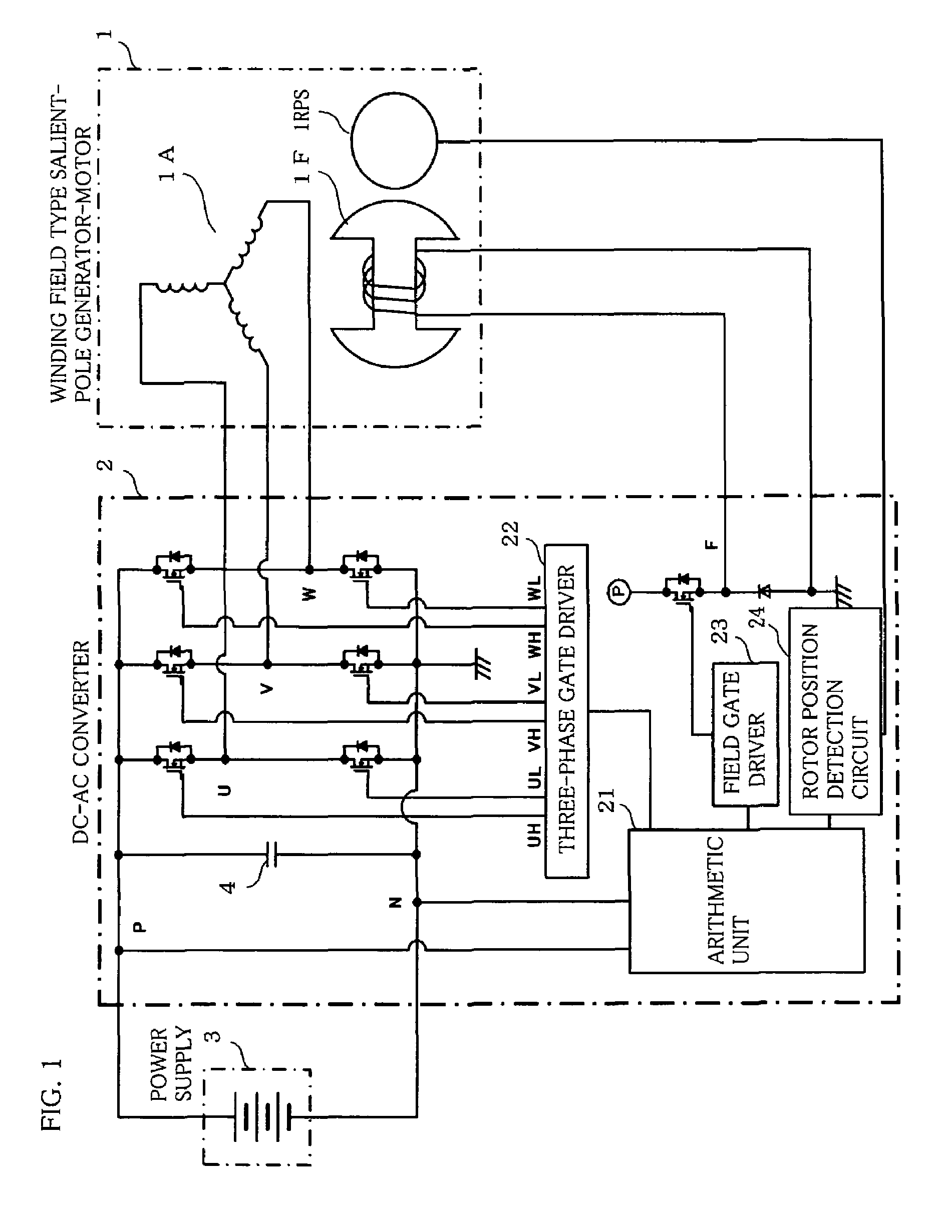 Vehicular generator-motor control apparatus