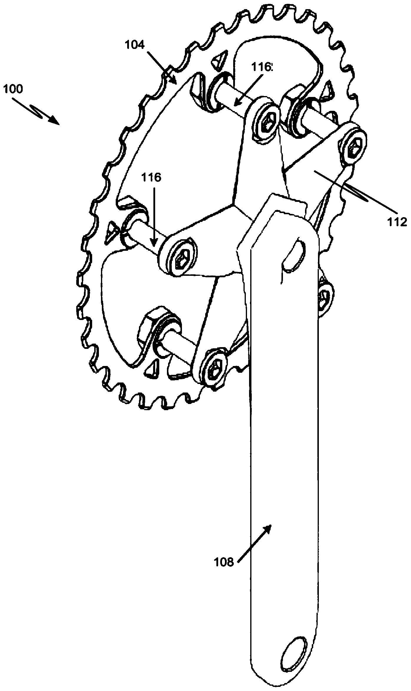 Floating front ring