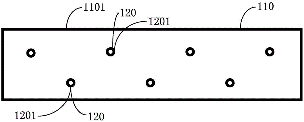 Slot-type embedded part and application node structure of same