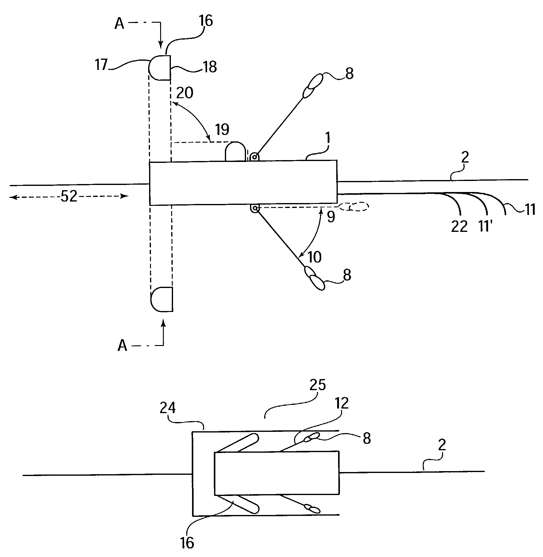 Active arterial embolization filter