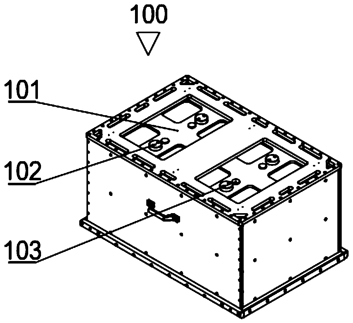 Device for connecting lifting mechanism and working box and applied to 3D printer