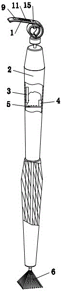 Multi-functional crutch capable of automatically positioning and giving alarm