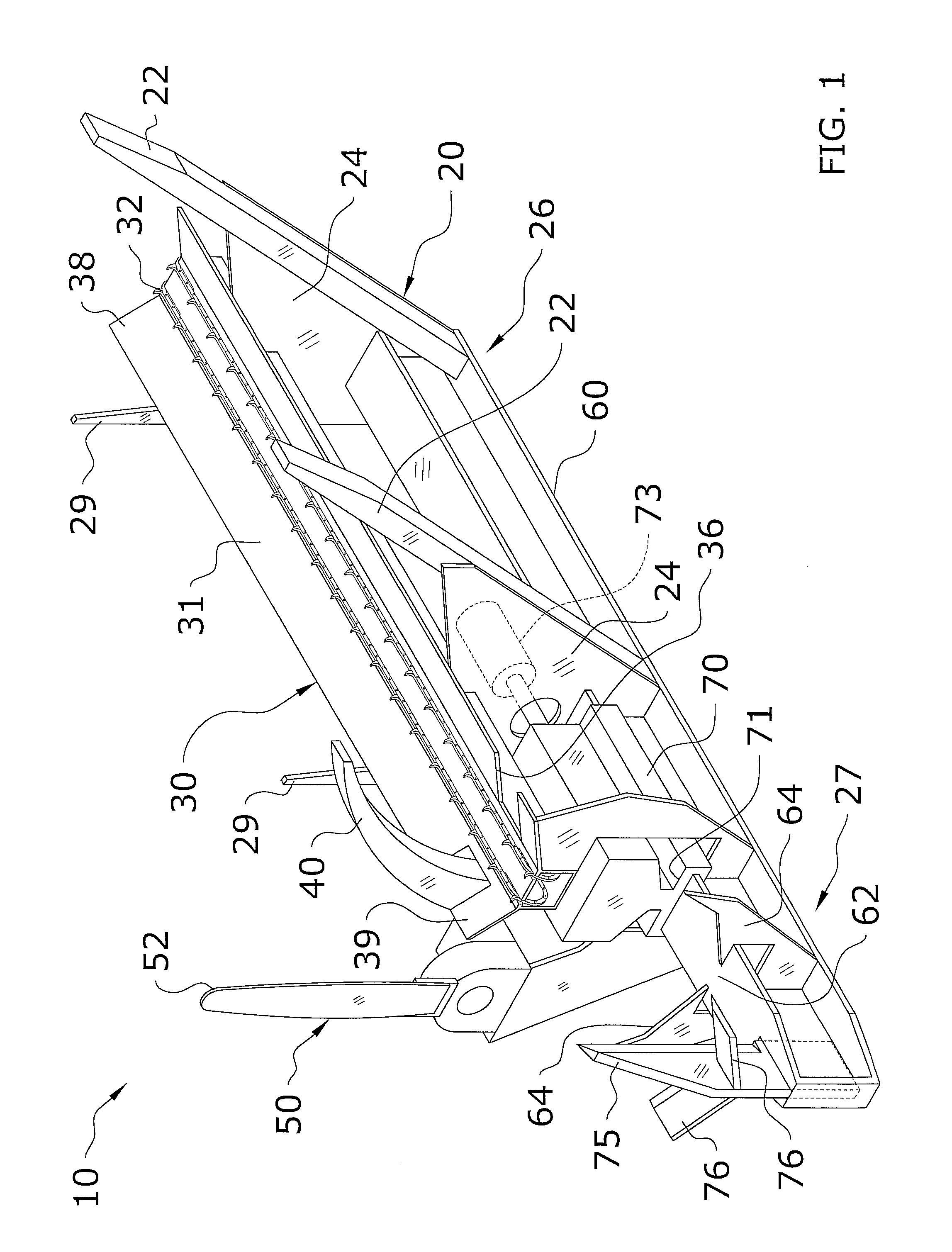 Wood processor attachment for skid steer loader