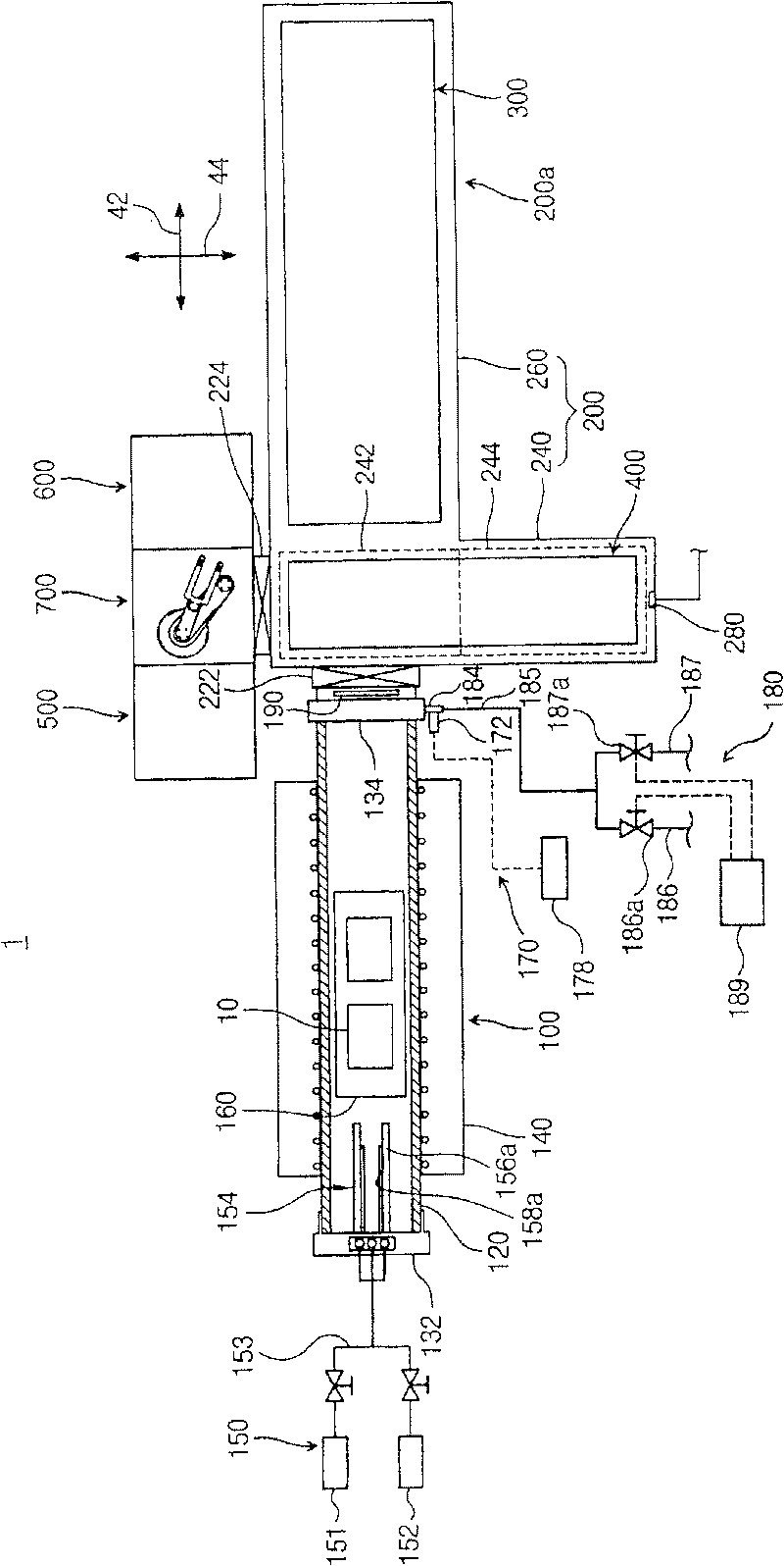 Device and method for synthesizing carbon nanotube