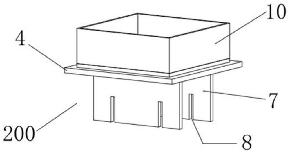 A prefabricated prefabricated column splicing rigid connection node and construction method