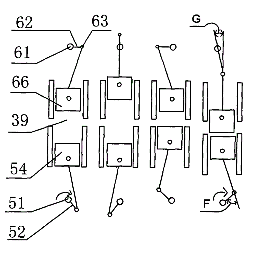 Energy-saving phase gear torsion increasing device for engine