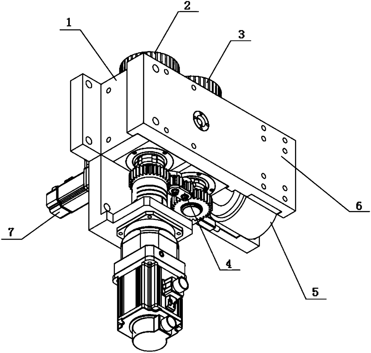 Squeezing roller device for dry granulator