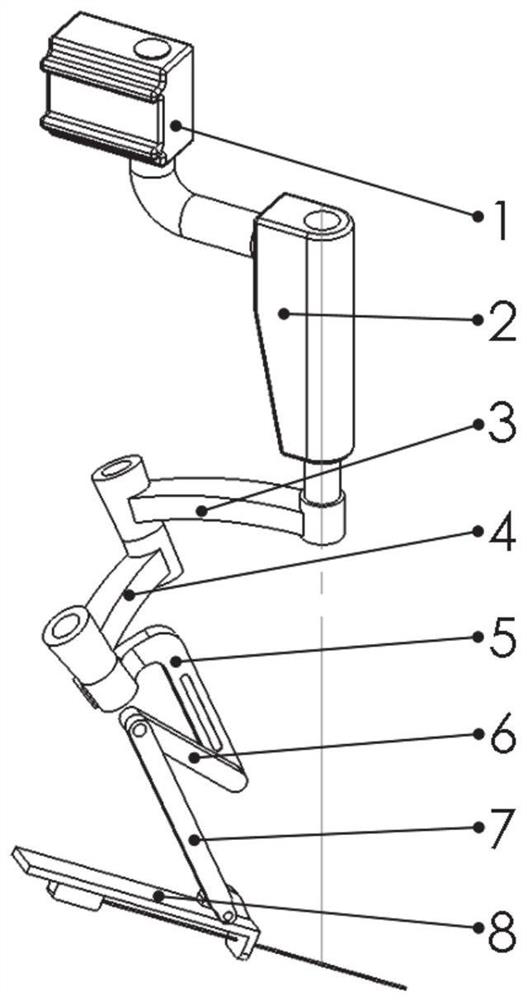 Mechanical arm for minimally invasive surgery robot