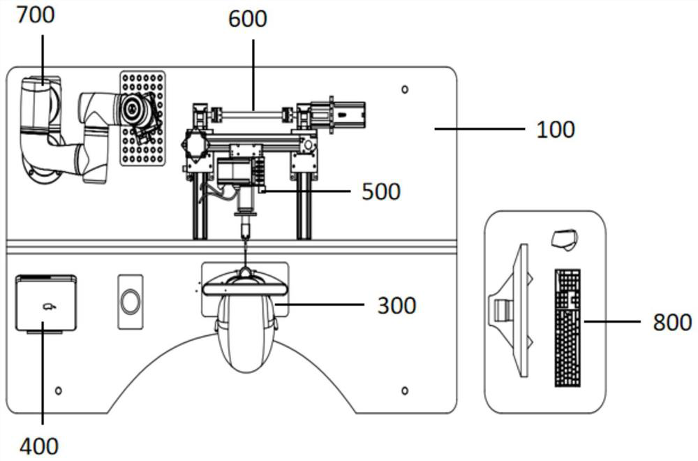 Automatic throat swab sampling system