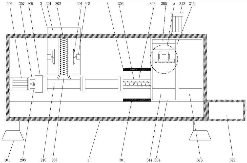 Production device for degradable plastic tableware chopsticks