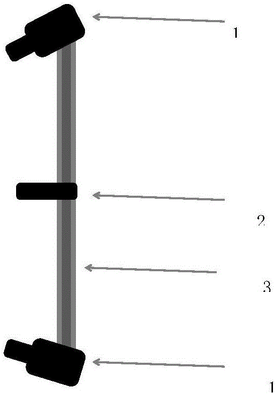 Structural light measurement sensor calibration method