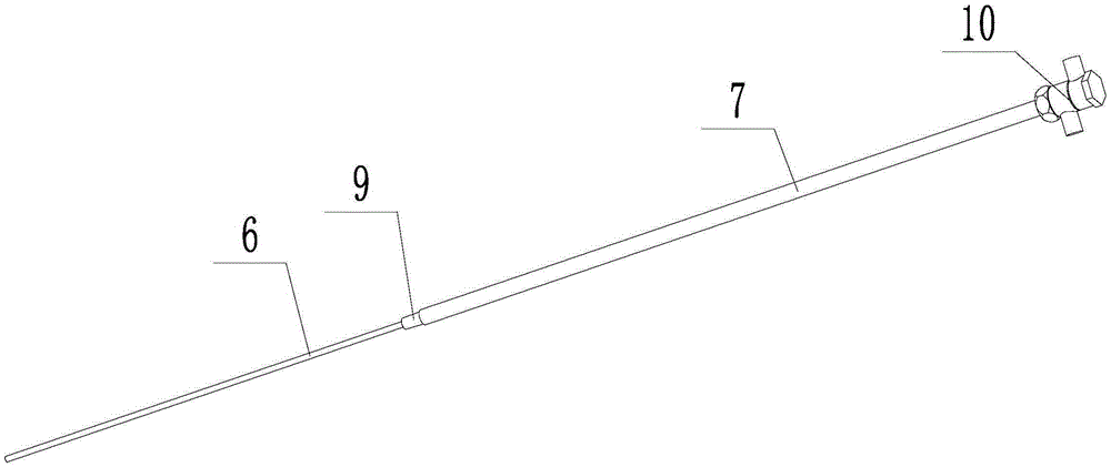 Core-pulling cooling device for die-casting die