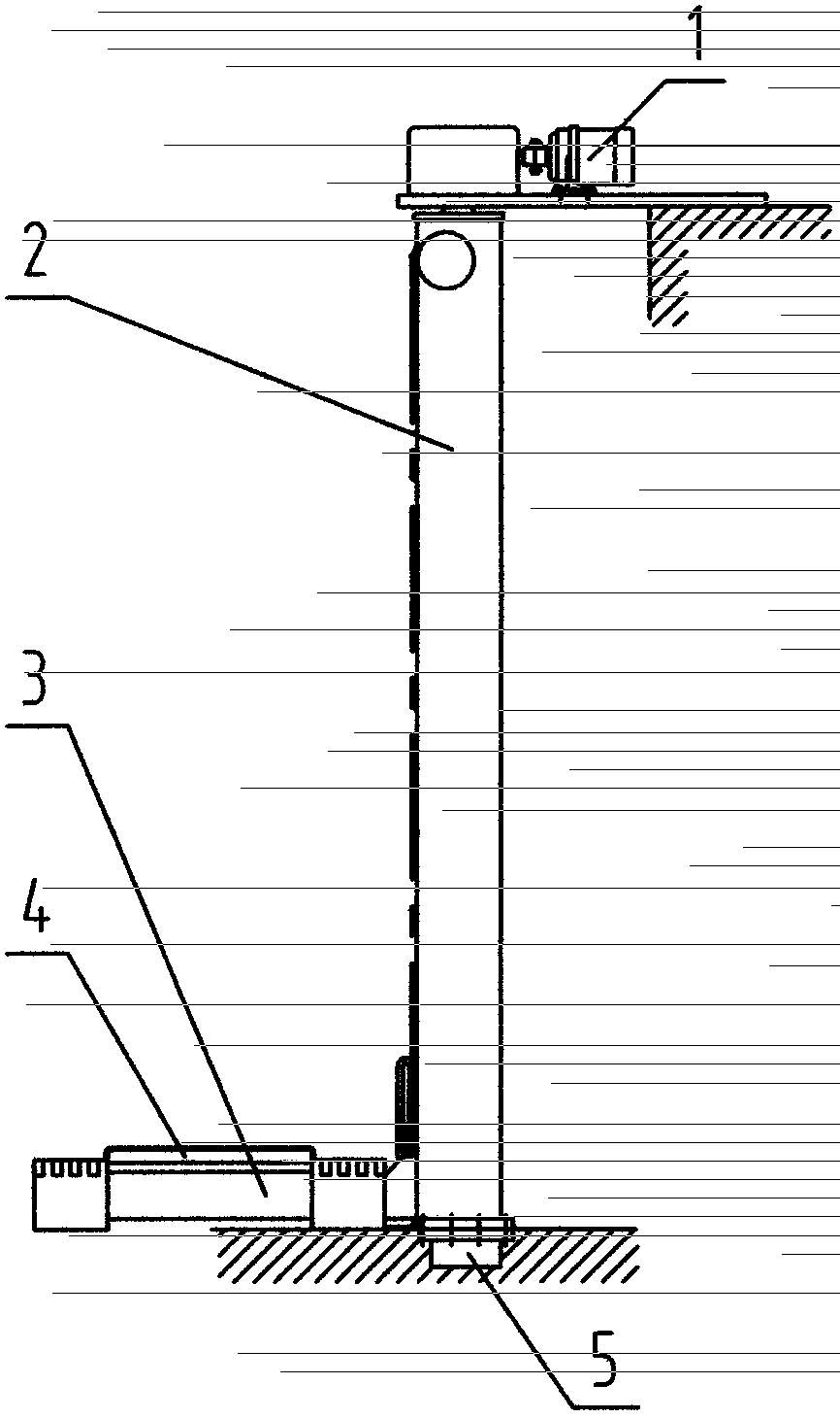 Vehicle storing and taking mechanical hand