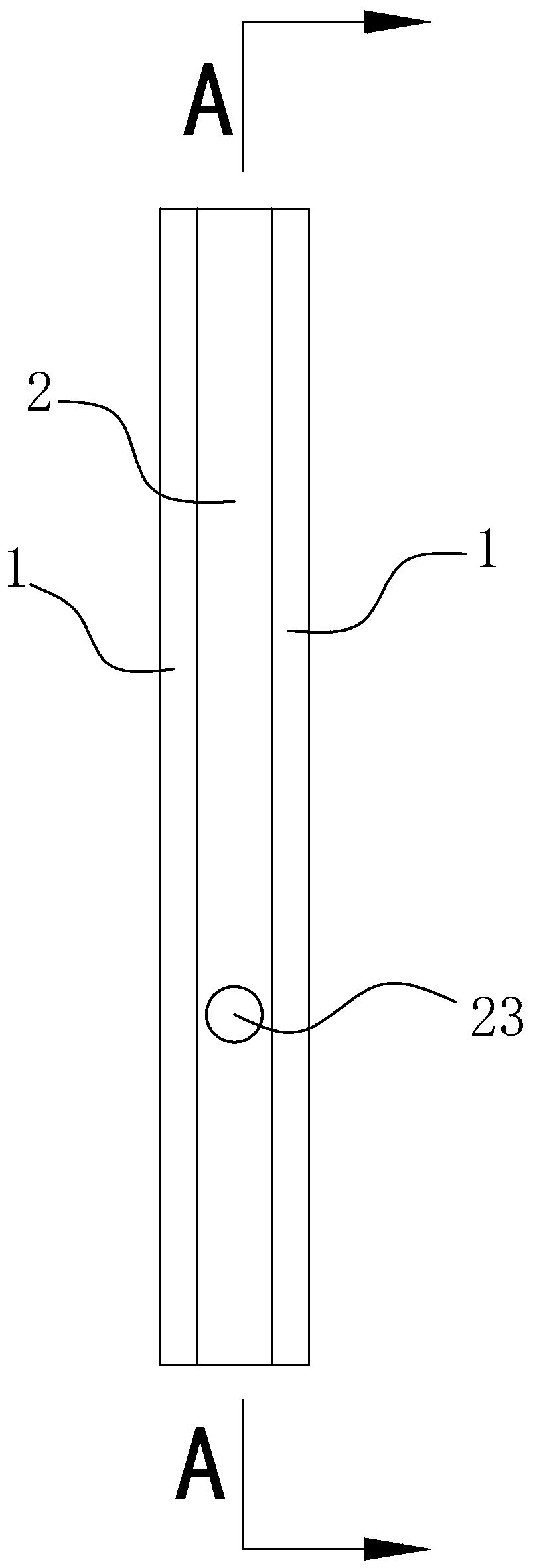 Method for conveniently pouring electrochromic liquid into electrochromic rearview mirror