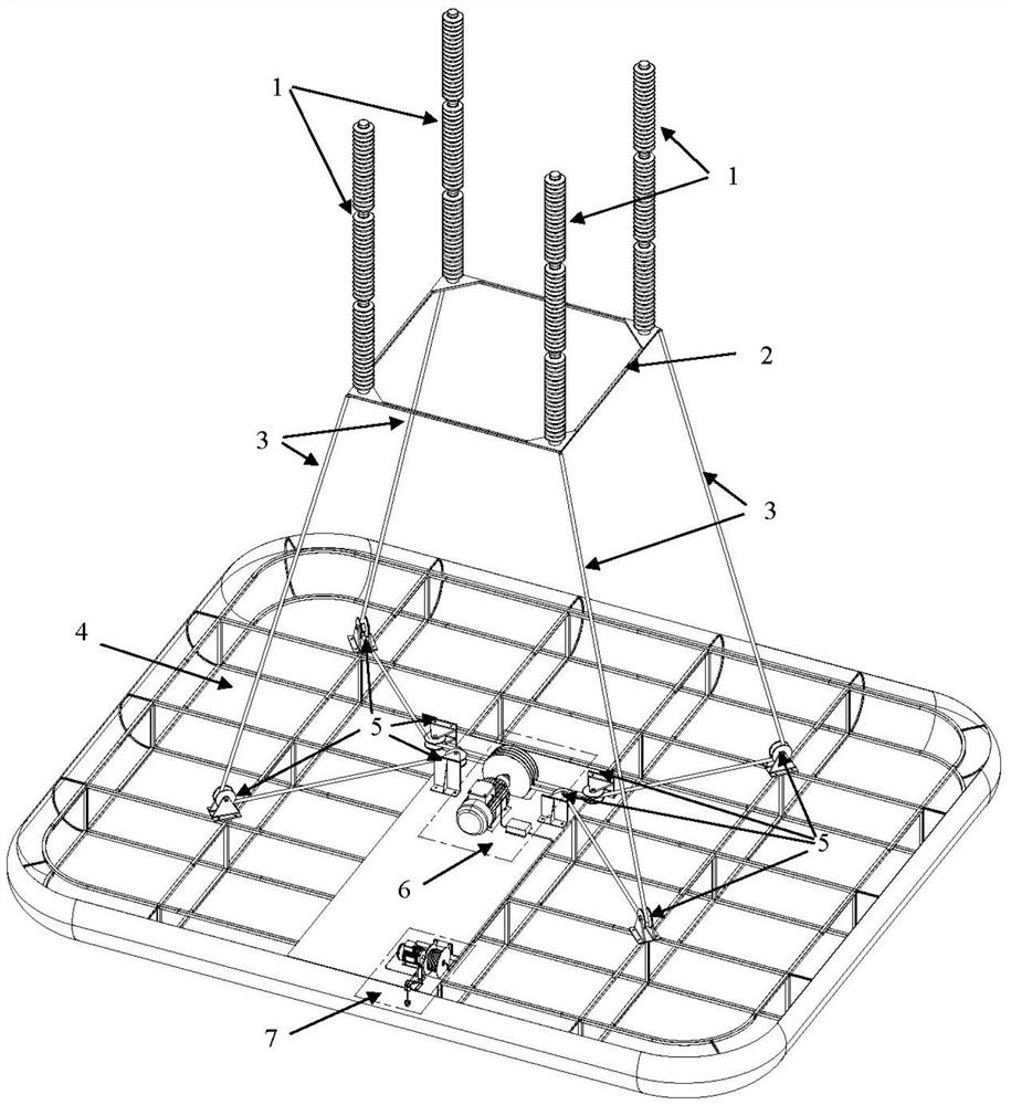 A large-scale liftable uniform field plate electrode system and method thereof