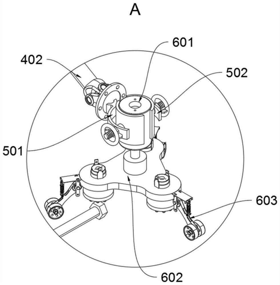 Traditional Chinese medicine nursing massage device for digestive system department and use method