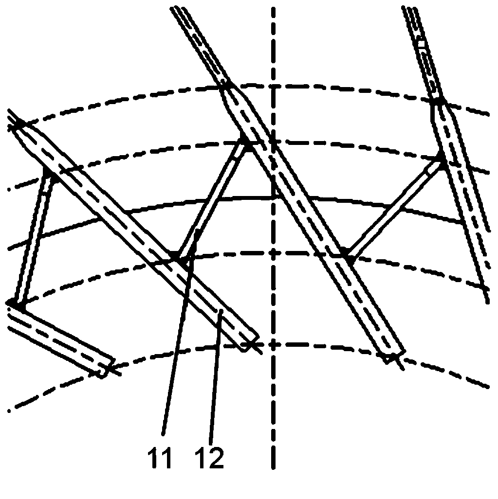 Connecting method of hydro generator rotor support