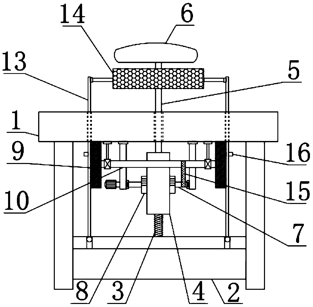 Massage rehabilitation device for orthopedic nursing