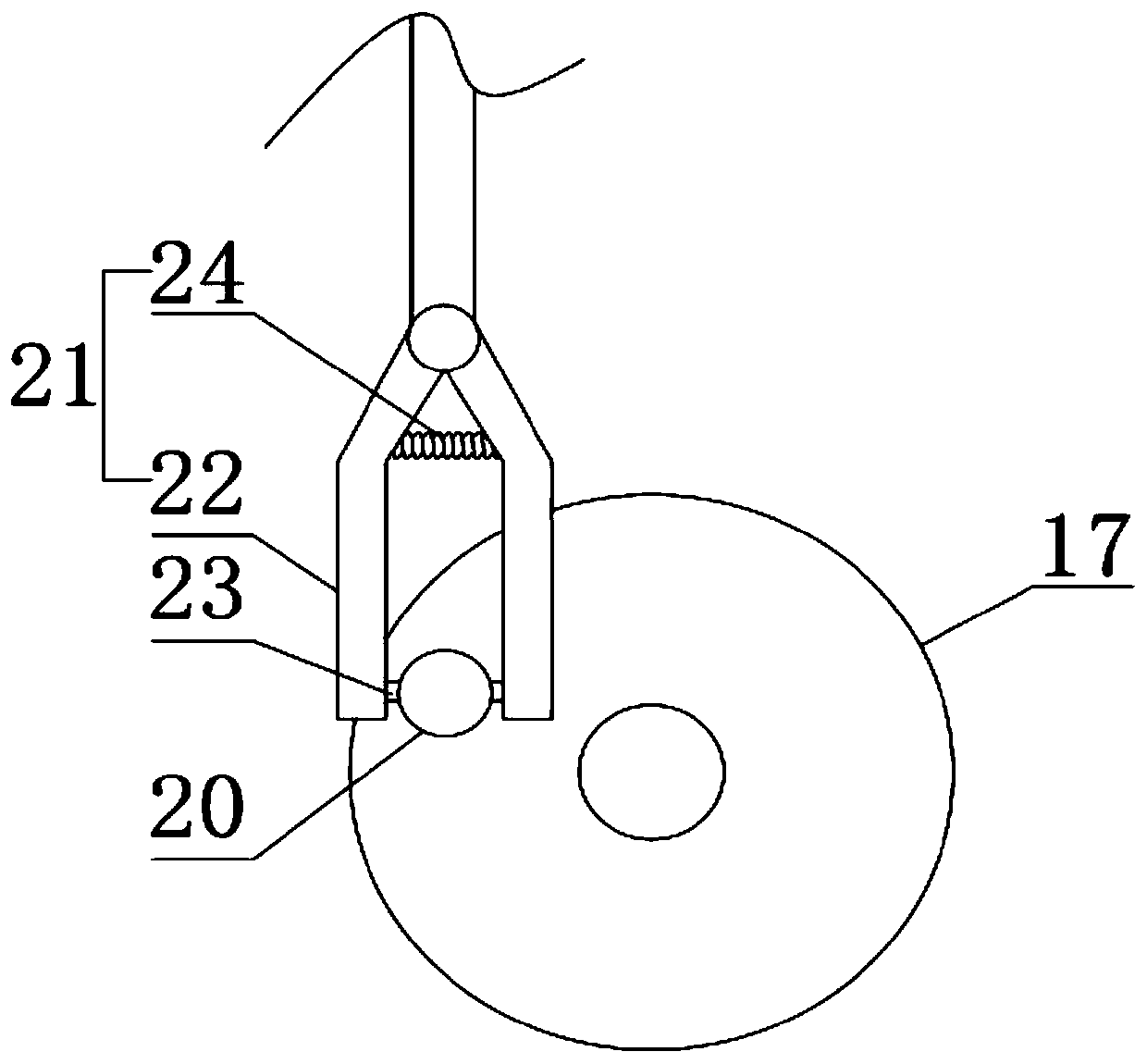 Massage rehabilitation device for orthopedic nursing