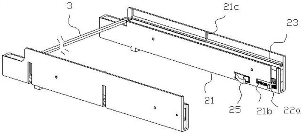 Height-adjustable rack