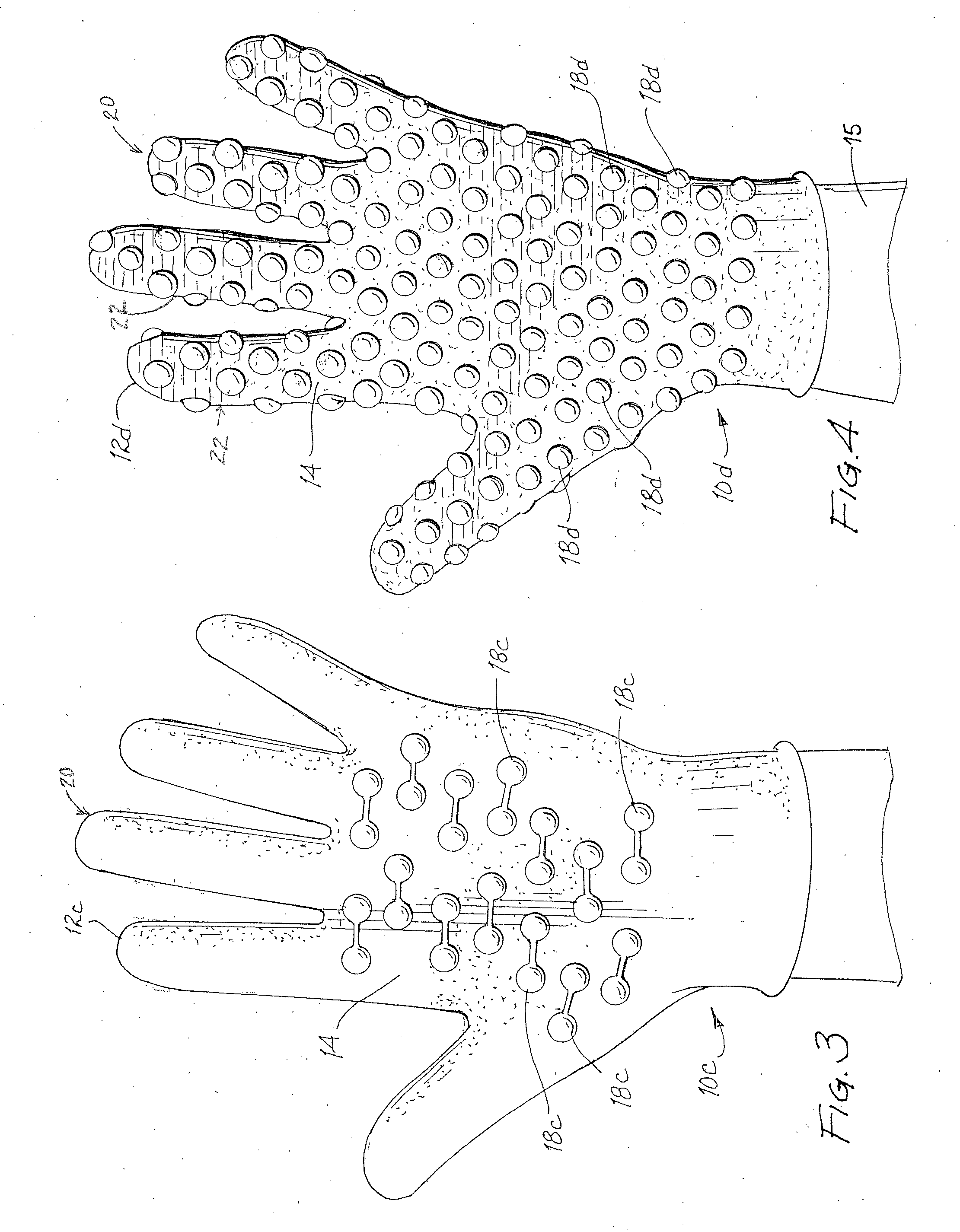 Slip-resistant extremity covering and method therefor